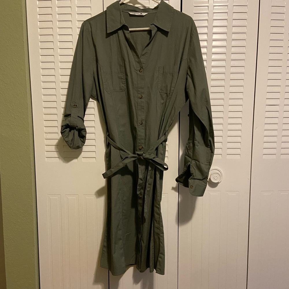 Adorable button up dress